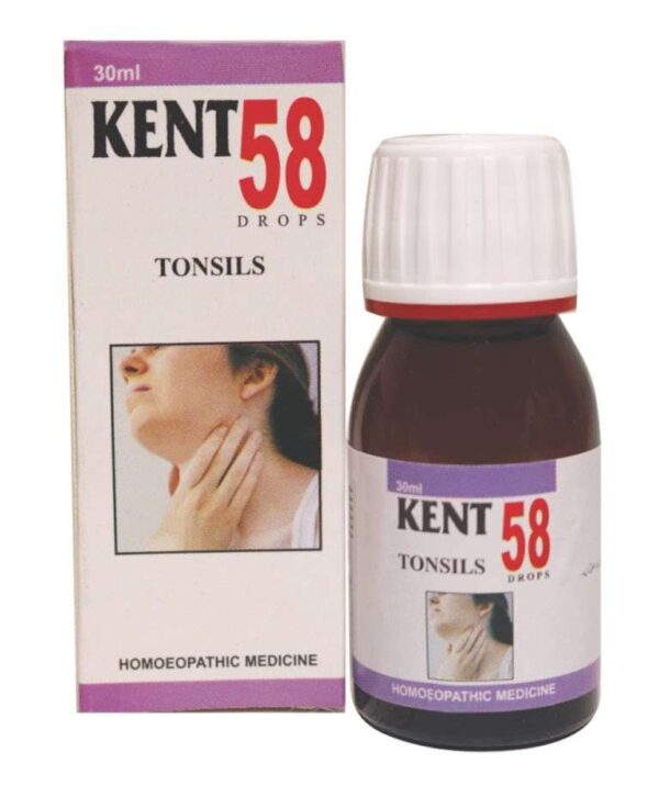 Kent No 58 Drops for Enlarged Tonsils