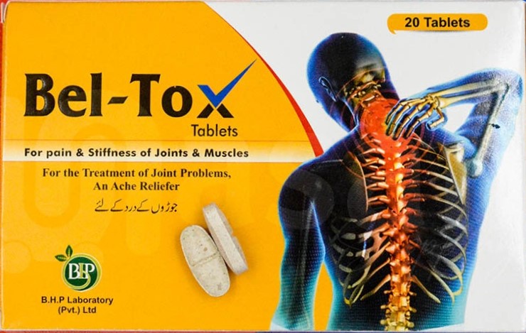 BHP Bel-Tox Tablets For Joints & Muscles Pain BHP Bel-Tox Tablets For Joints & Muscles Pain