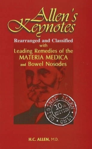 H.C. Allen's Keynotes Rearranged and Classified 10th Edition homeopathic materia medica PDF